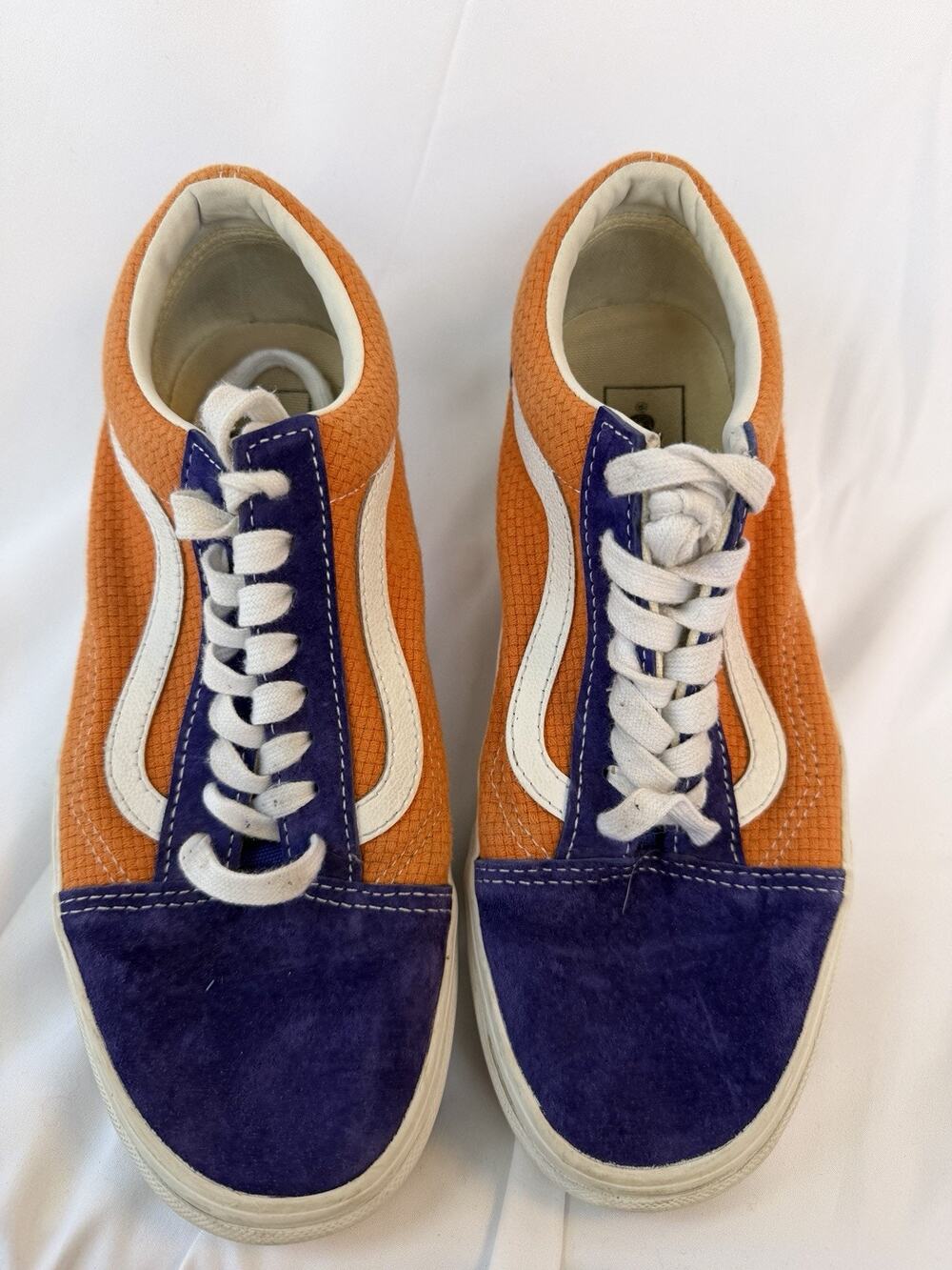 Vans Old Skool Sneakers Purple Suede toe Skater Streetwear sz 7
